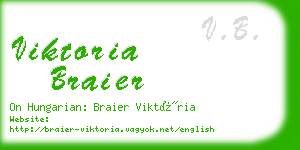 viktoria braier business card